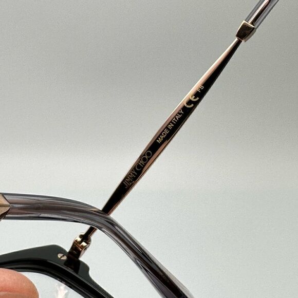 JIMMY CHOO Eyeglasses JC181 06K Black/Gold Women NEW